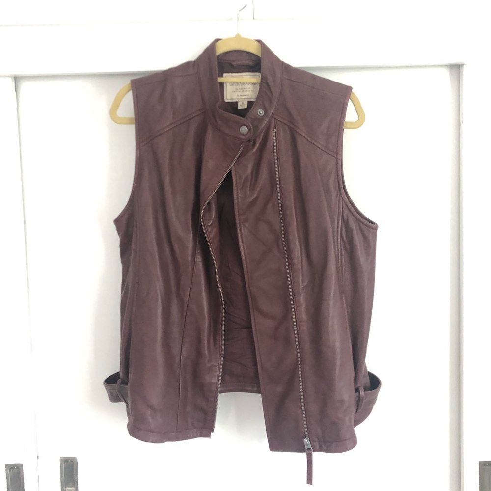 Leather vest